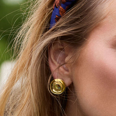 Lele Sadoughi EARRINGS GOLD LINE DANCING STUD EARRINGS