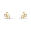 Lele Sadoughi EARRINGS GOLD SCORPIO ZODIAC STUD EARRINGS