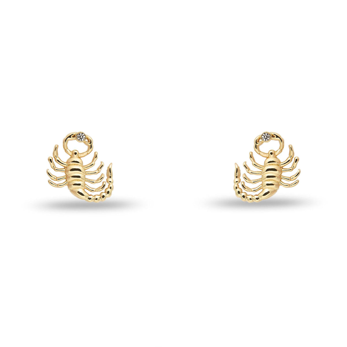 Lele Sadoughi EARRINGS GOLD SCORPIO ZODIAC STUD EARRINGS
