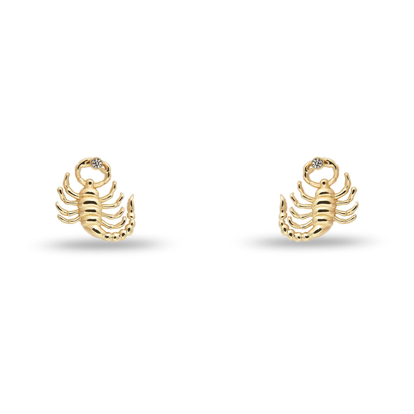 Lele Sadoughi EARRINGS GOLD SCORPIO ZODIAC STUD EARRINGS