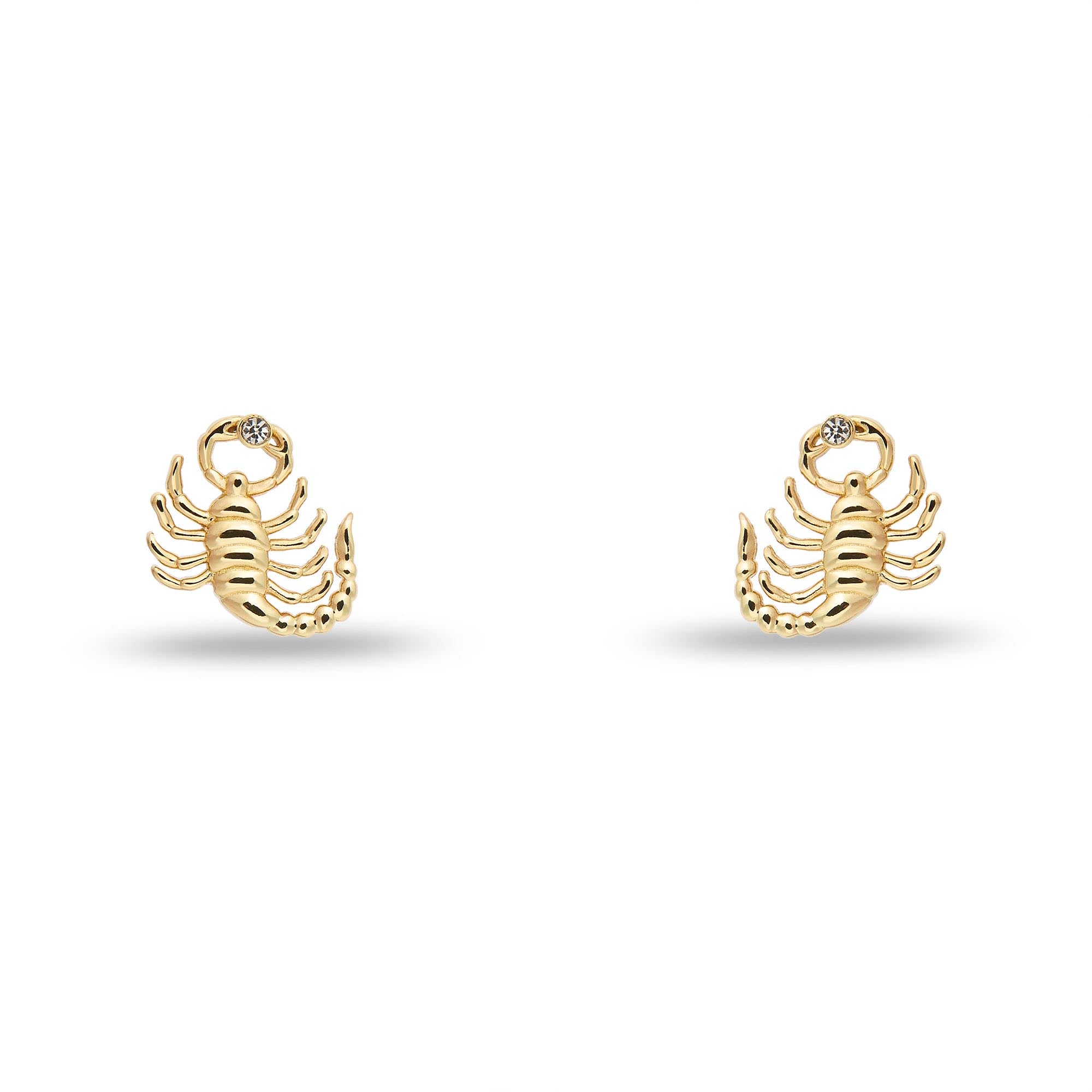 Lele Sadoughi EARRINGS GOLD SCORPIO ZODIAC STUD EARRINGS