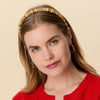 Lele Sadoughi EARRINGS GOLD SERPENTINE HOOP EARRINGS