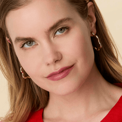 Lele Sadoughi EARRINGS GOLD SERPENTINE HOOP EARRINGS