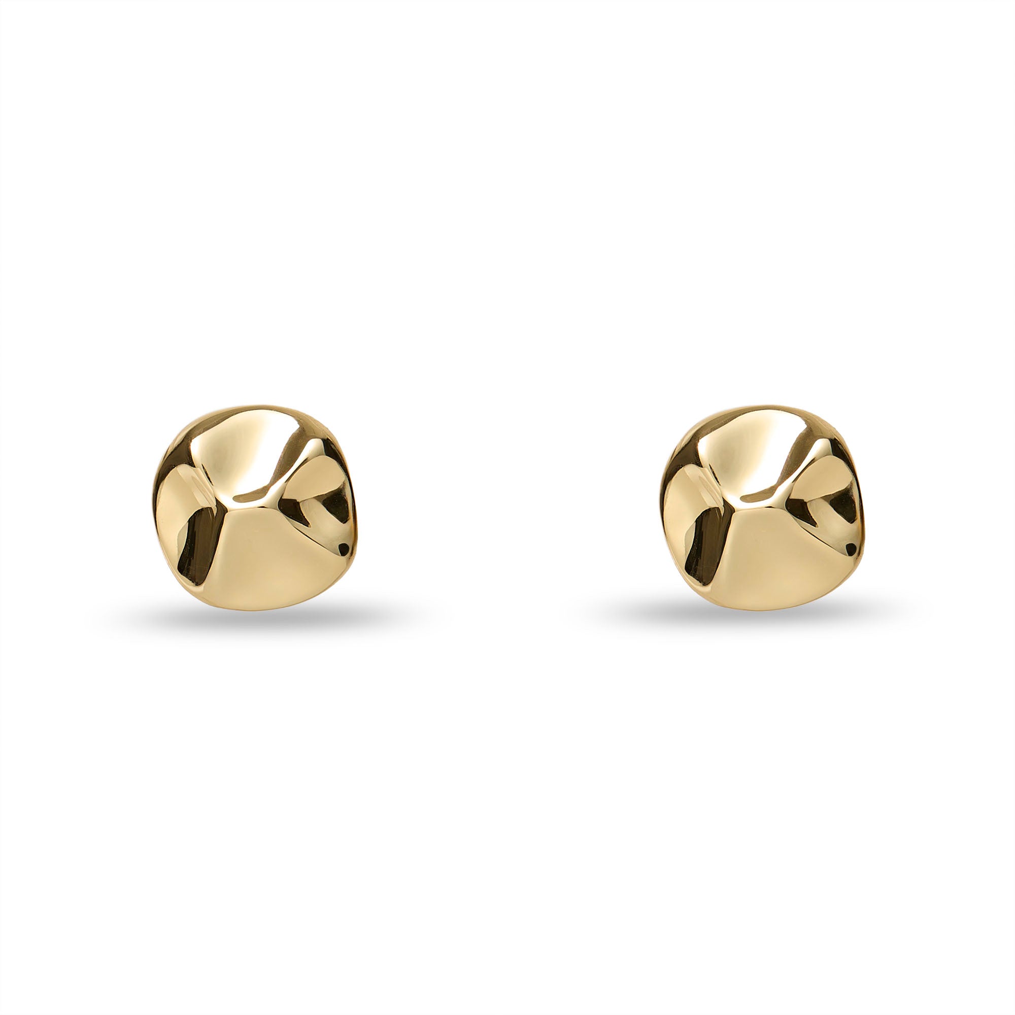 Lele Sadoughi EARRINGS GOLD SOCIALITE BUTTON EARRINGS