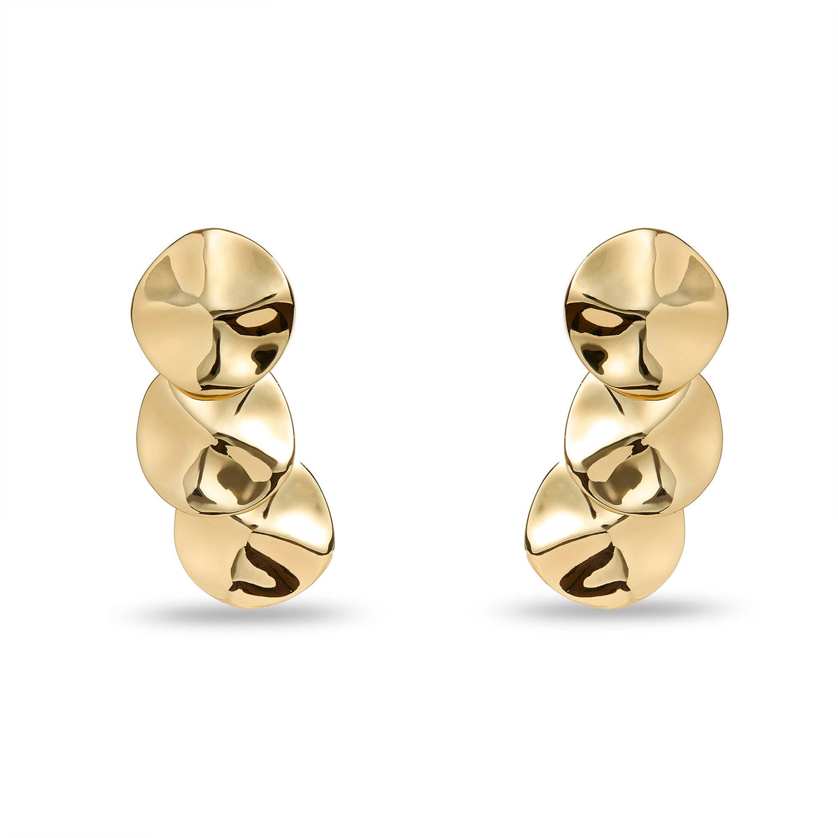 Lele Sadoughi EARRINGS GOLD SOCIALITE STATEMENT EARRINGS