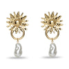 Lele Sadoughi EARRINGS GOLD SOLEIL STATEMENT EARRINGS