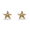 Lele Sadoughi EARRINGS GOLD STARFISH BUTTON EARRINGS