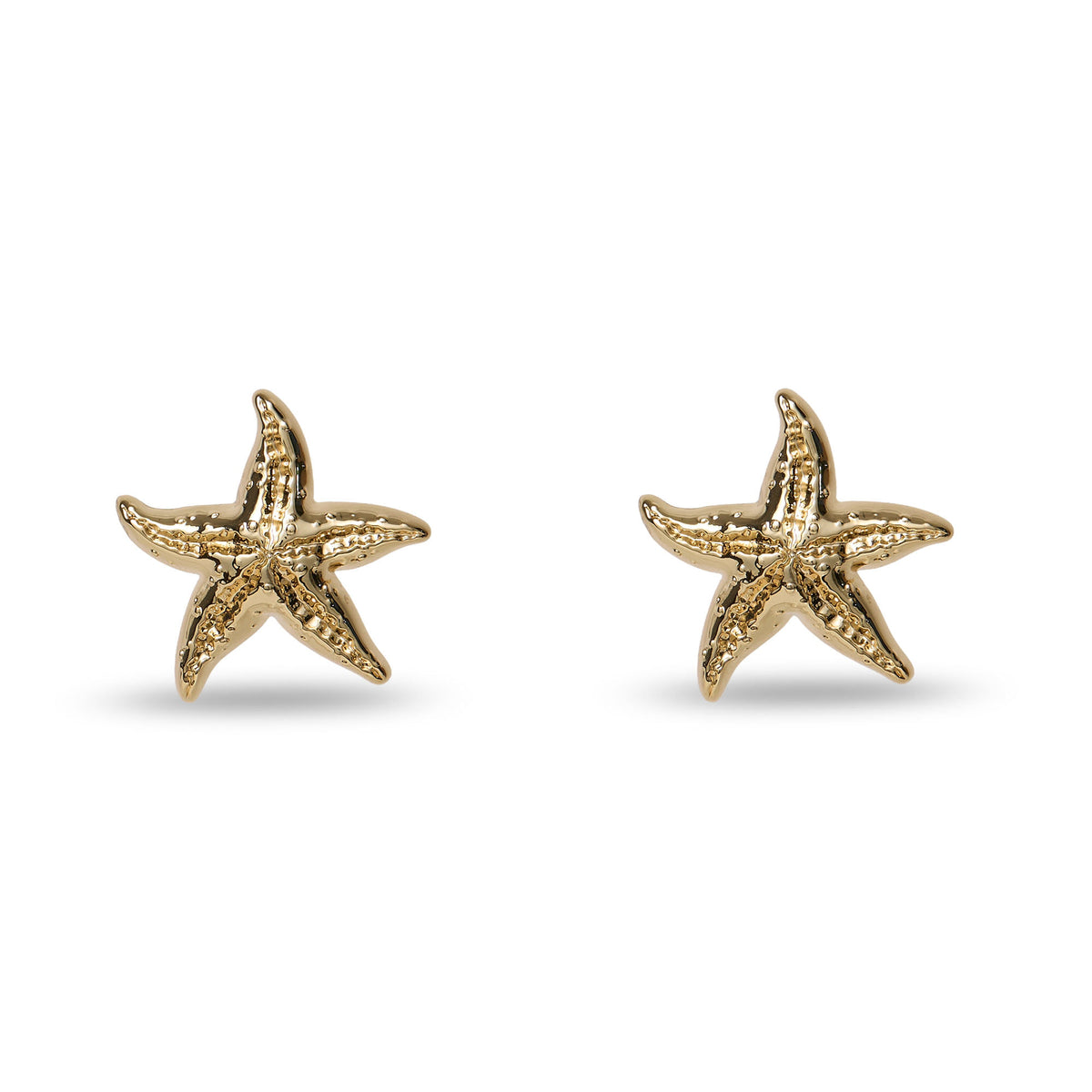 Lele Sadoughi EARRINGS GOLD STARFISH BUTTON EARRINGS