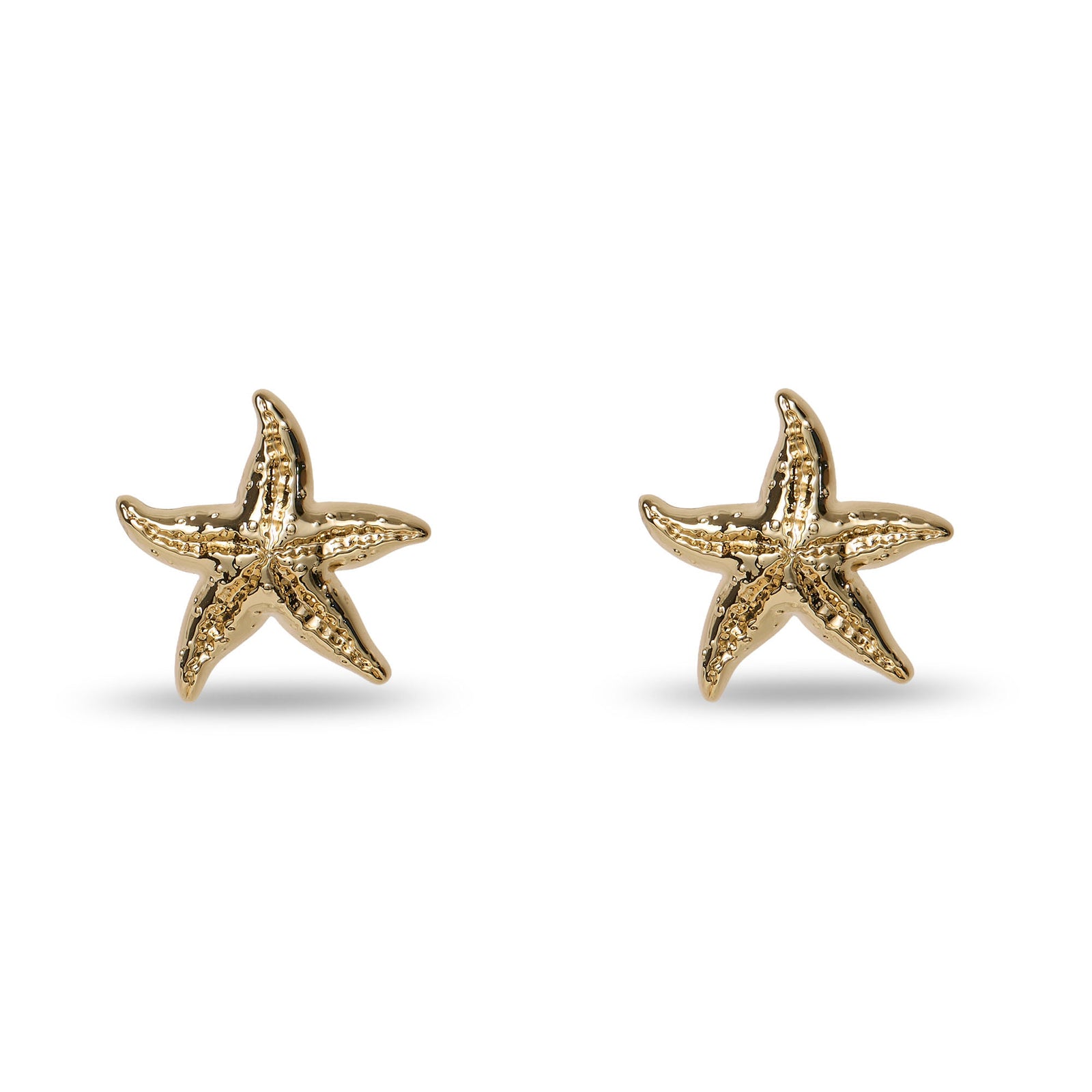 Lele Sadoughi EARRINGS GOLD STARFISH BUTTON EARRINGS