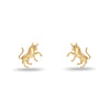 Lele Sadoughi EARRINGS GOLD TAURUS ZODIAC STUD EARRINGS