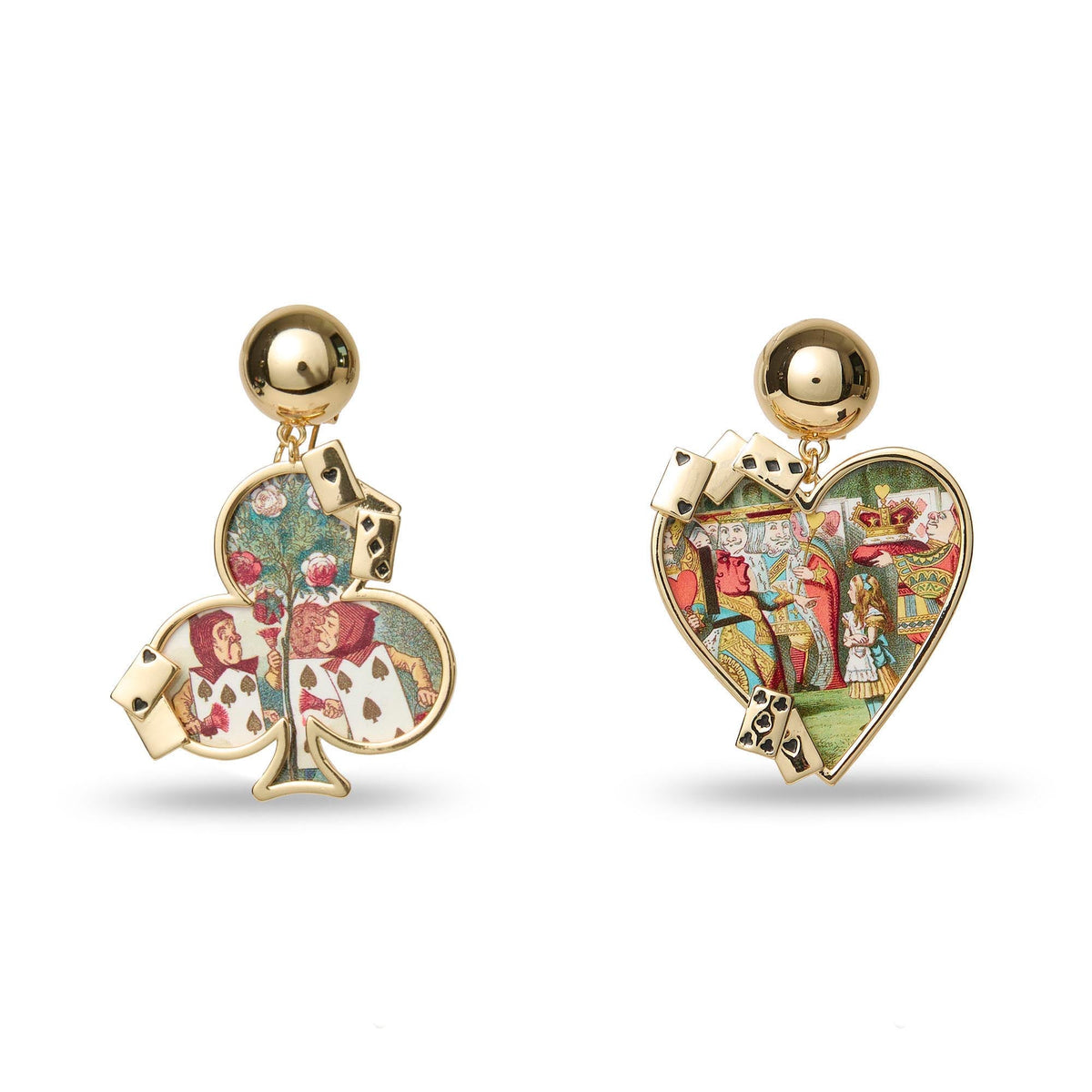 Lele Sadoughi EARRINGS GOLD THE NURSERY ALICE STATEMENT EARRINGS