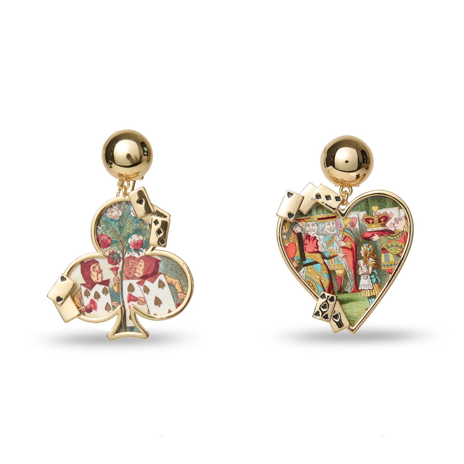 Lele Sadoughi EARRINGS GOLD THE NURSERY ALICE STATEMENT EARRINGS