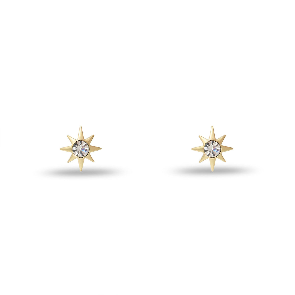 Lele Sadoughi EARRINGS GOLD ZODIAC STAR STUD EARRINGS