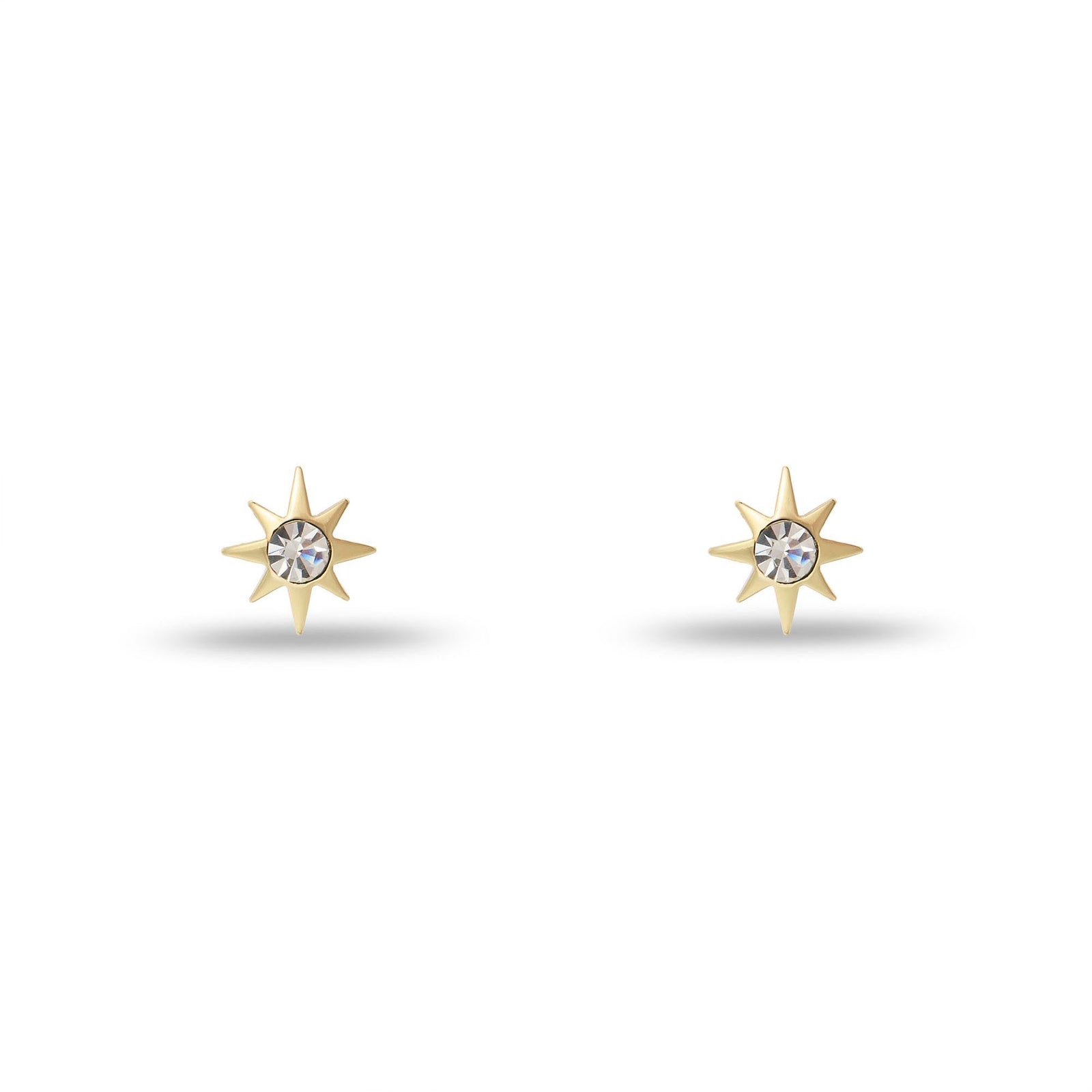 Lele Sadoughi EARRINGS GOLD ZODIAC STAR STUD EARRINGS