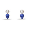Lele Sadoughi EARRINGS LAPIS DOUBLE DROP VESSEL EARRINGS