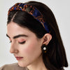 Lele Sadoughi EARRINGS NAVAJO CRYSTAL BUTTON EARRINGS