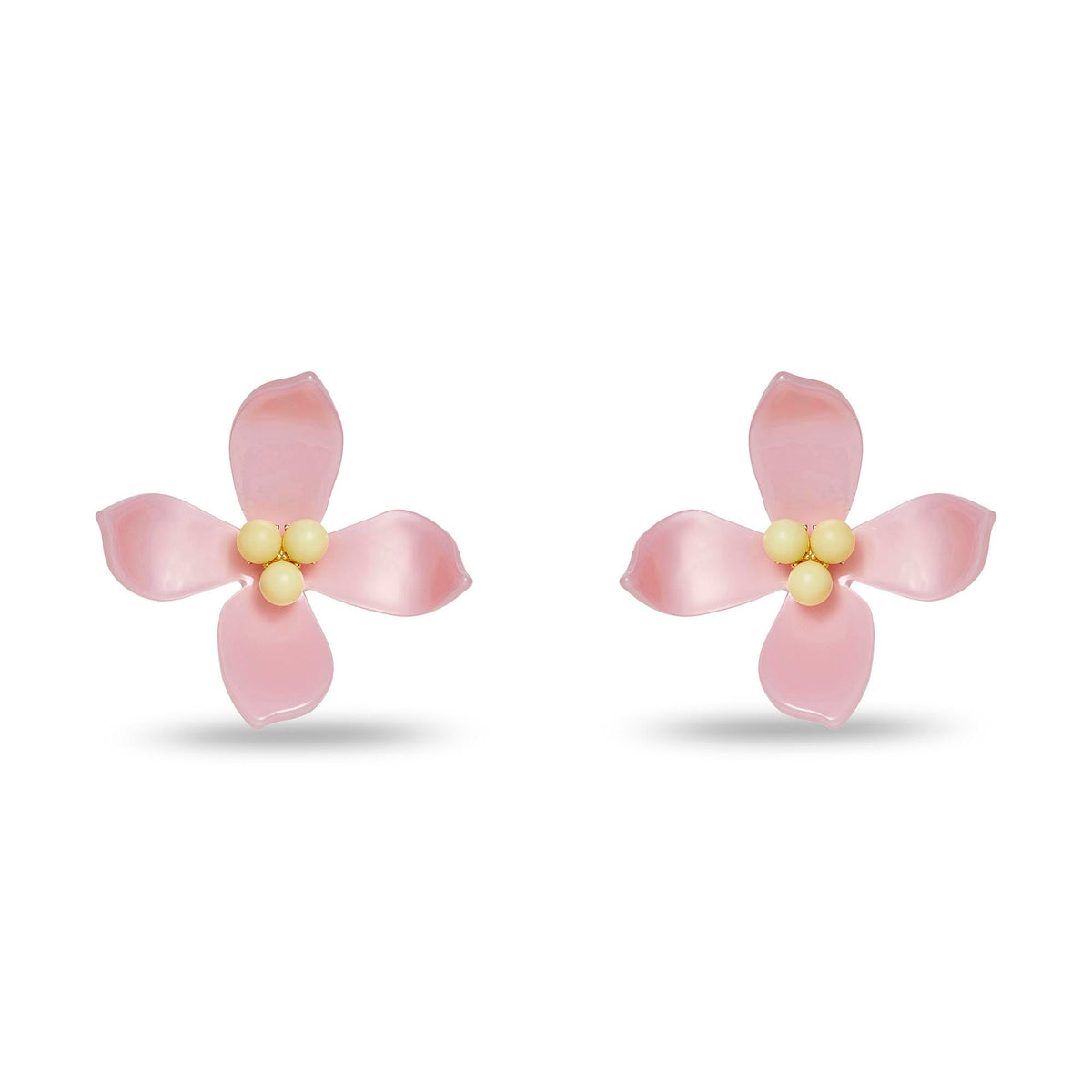 Lele Sadoughi EARRINGS ONE SIZE BLUSH OLEANDER EARRINGS