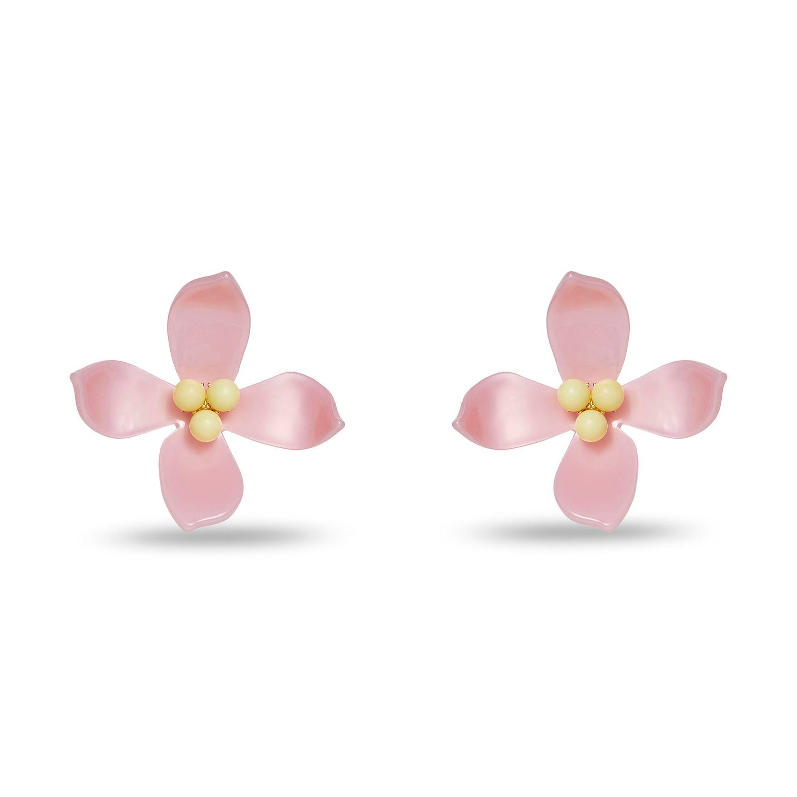 Lele Sadoughi EARRINGS ONE SIZE BLUSH OLEANDER EARRINGS