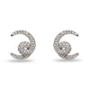 Lele Sadoughi EARRINGS ONE SIZE CRYSTAL LOOP-DE-LOOP PAVE EARRINGS