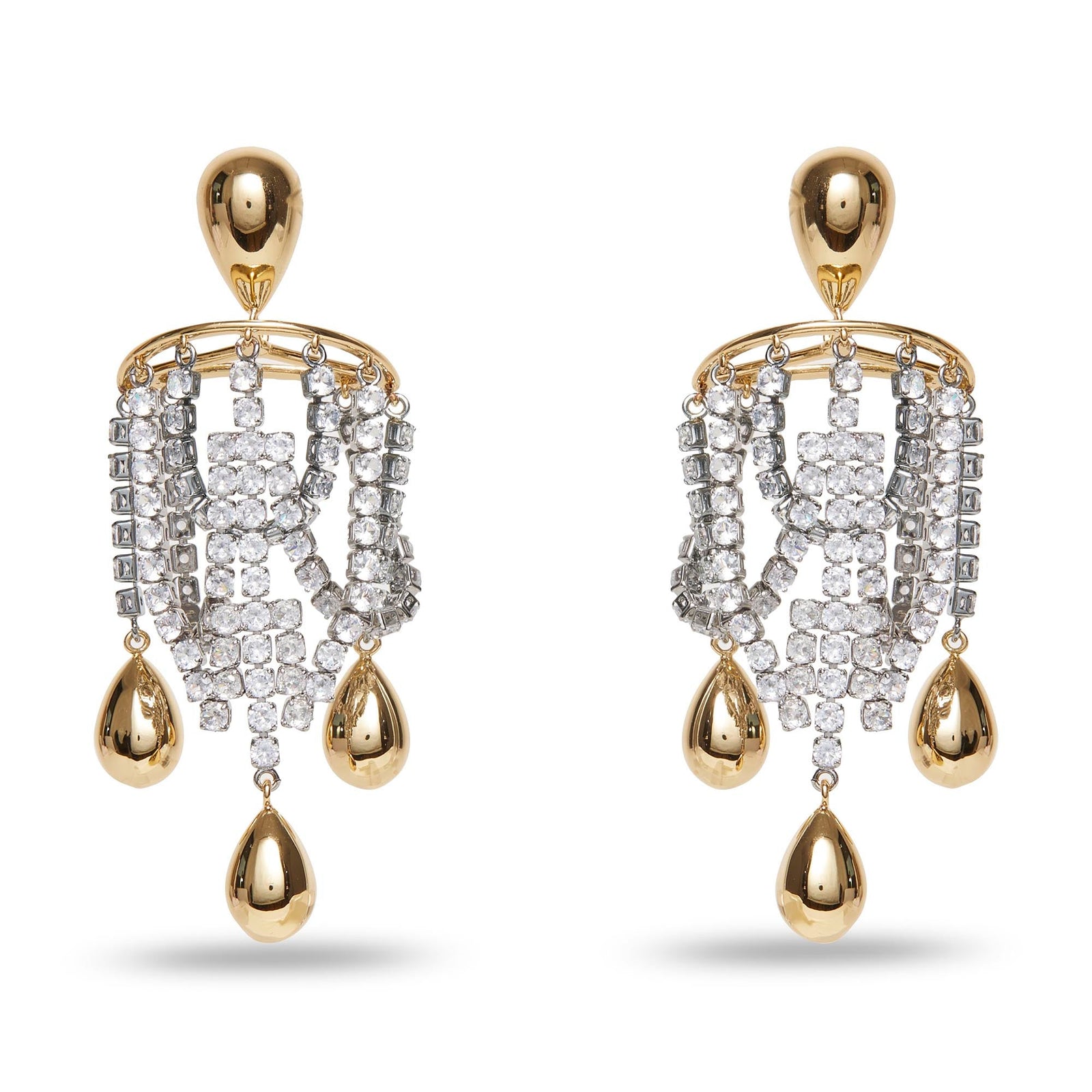 Lele Sadoughi EARRINGS ONE SIZE CRYSTAL OPULENT CHANDELIER EARRINGS