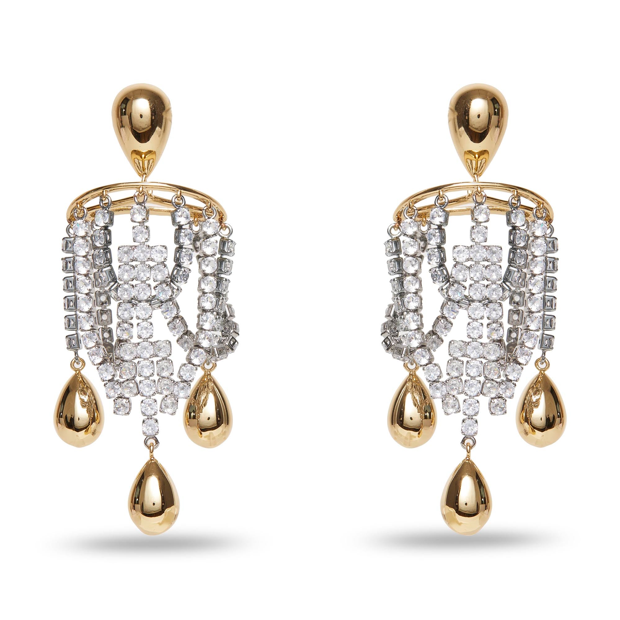 Lele Sadoughi EARRINGS ONE SIZE CRYSTAL OPULENT CHANDELIER EARRINGS
