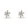 Lele Sadoughi EARRINGS ONE SIZE CRYSTAL PAVE WATER LILY STUD EARRINGS