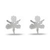 Lele Sadoughi EARRINGS ONE SIZE CRYSTAL SMALL PAPER LILY EARRINGS