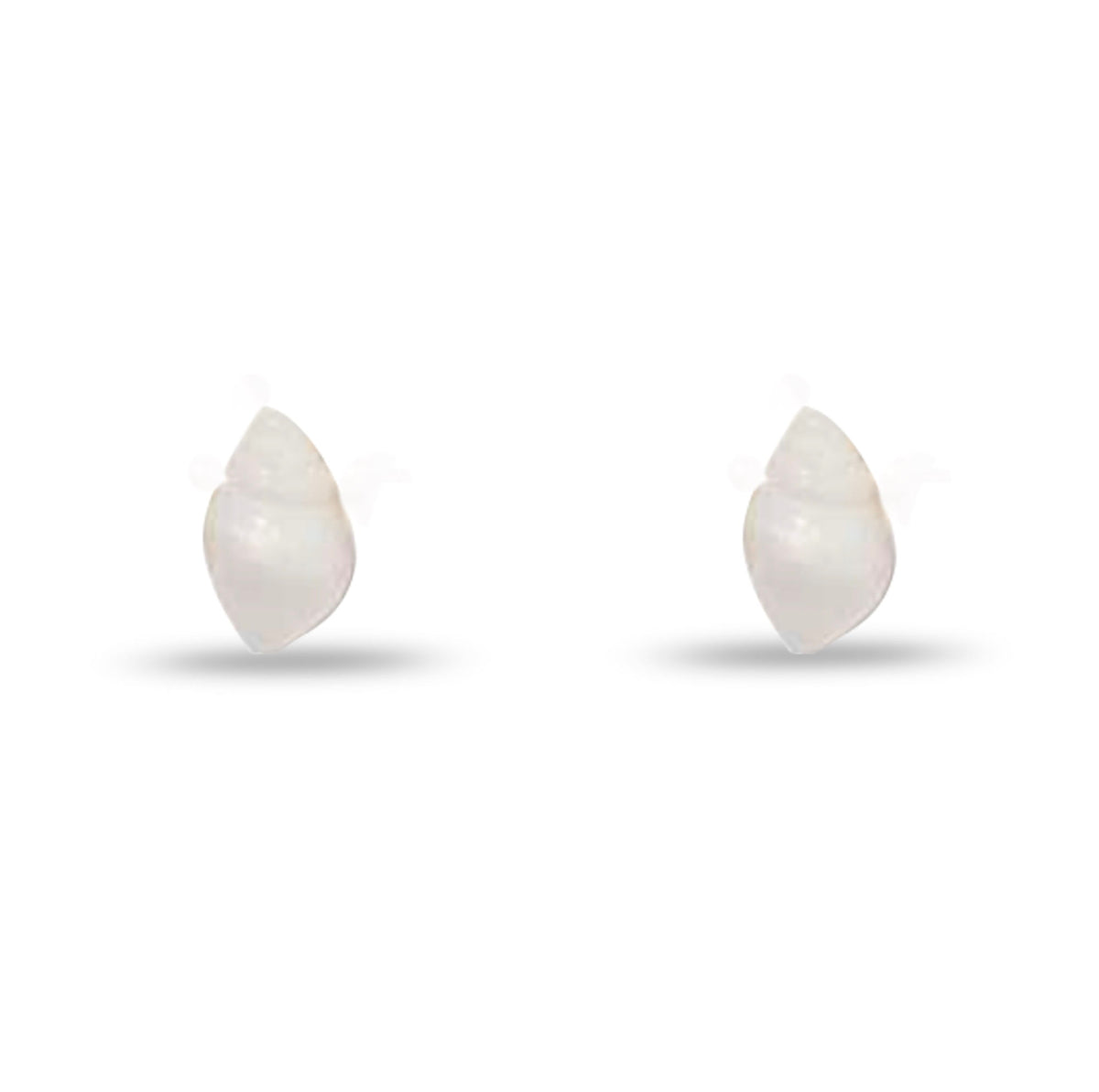 Lele Sadoughi EARRINGS ONE SIZE MOTHER OF PEARL  CONCH SHELL BUTTON EARRINGS