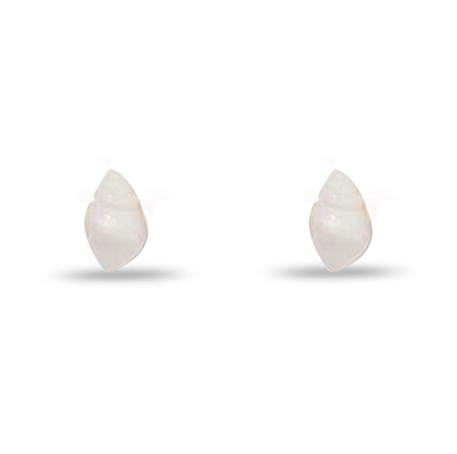 Lele Sadoughi EARRINGS ONE SIZE MOTHER OF PEARL  CONCH SHELL BUTTON EARRINGS