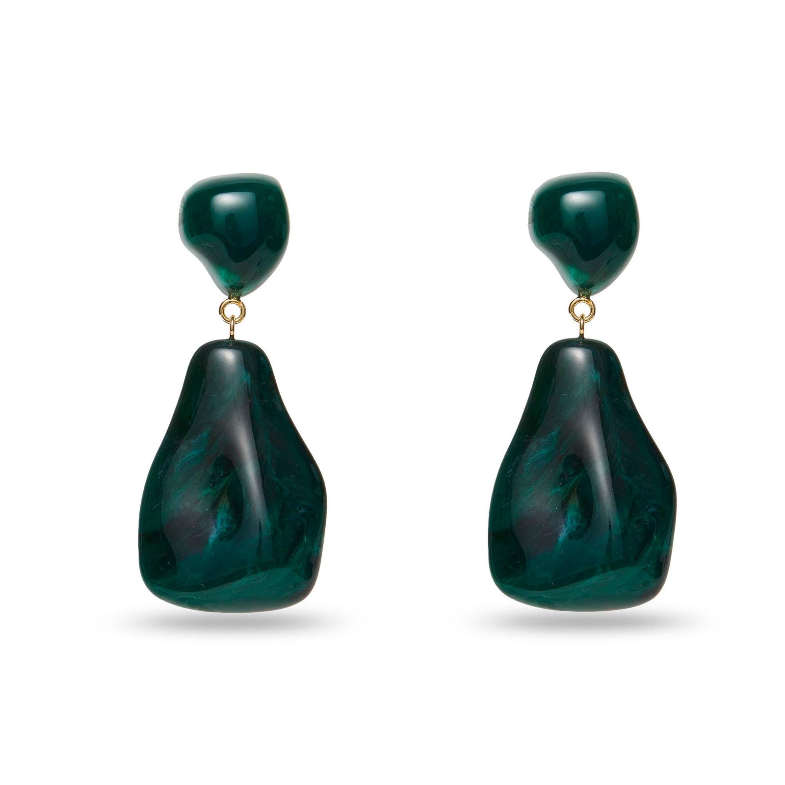 Lele Sadoughi EARRINGS ONE SIZE PINE GREEN WILMA EARRINGS