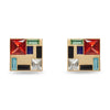 Lele Sadoughi EARRINGS ONE SIZE THE MET X LELE MONDRIAN COMPOSITION EARRINGS