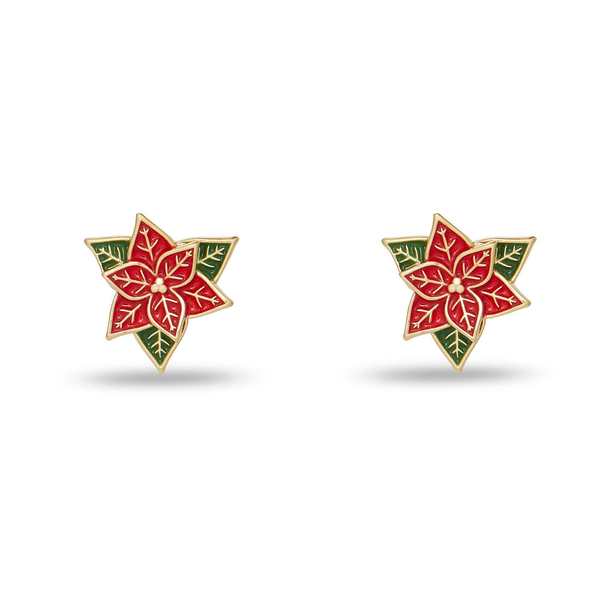 Lele Sadoughi EARRINGS POINSETTIA STUDS