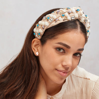 LELE SADOUGHI EARRINGS ROSÉ COLLECTOR PEARL STUD EARRING