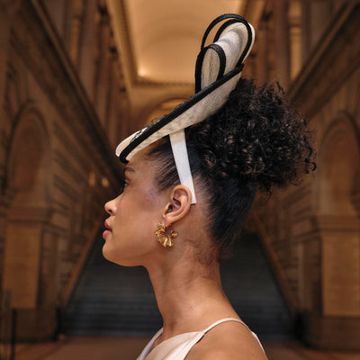 Lele Sadoughi EARRINGS ONE SIZE MADEMOISELLE ELGANTINE THE MET X LELE TOULOUSE PETTICOAT HOOPS