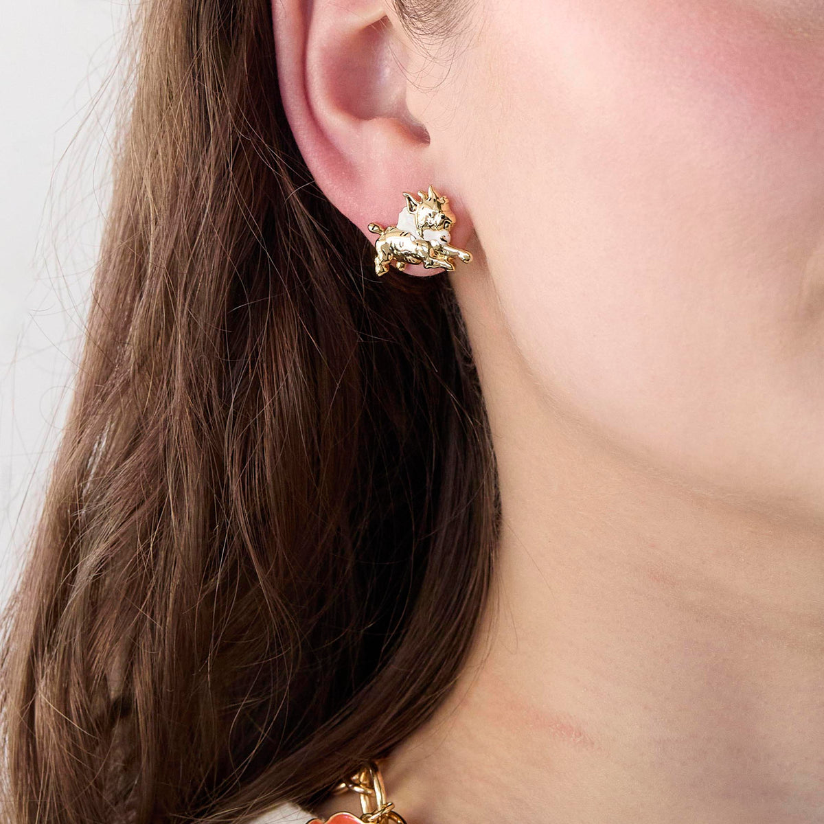 Lele Sadoughi EARRINGS THE NEW WIZARD OF OZ TOTO STUD EARRINGS