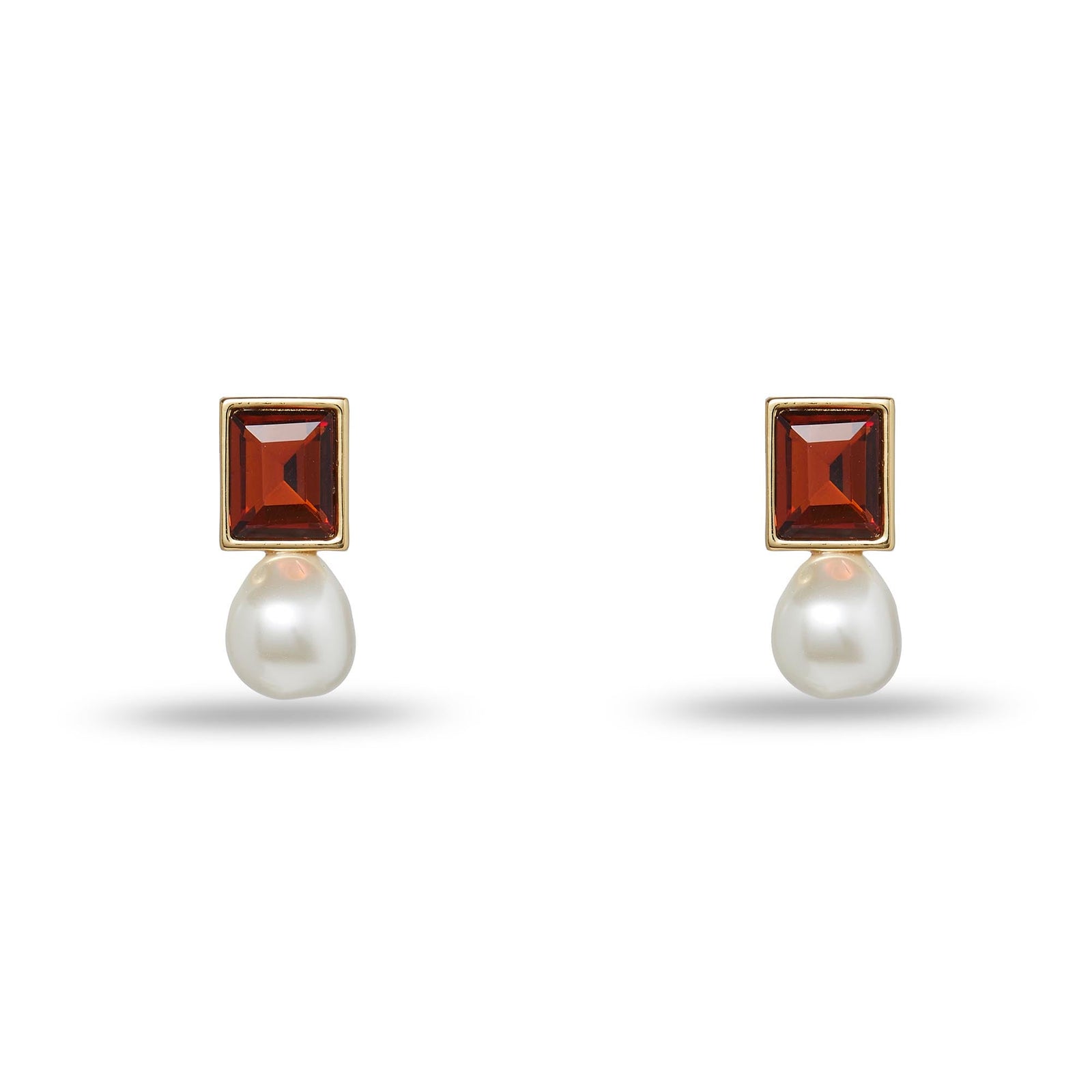 LELE SADOUGHI EARRINGS TOPAZ AEGEAN PEARL DROP EARRING