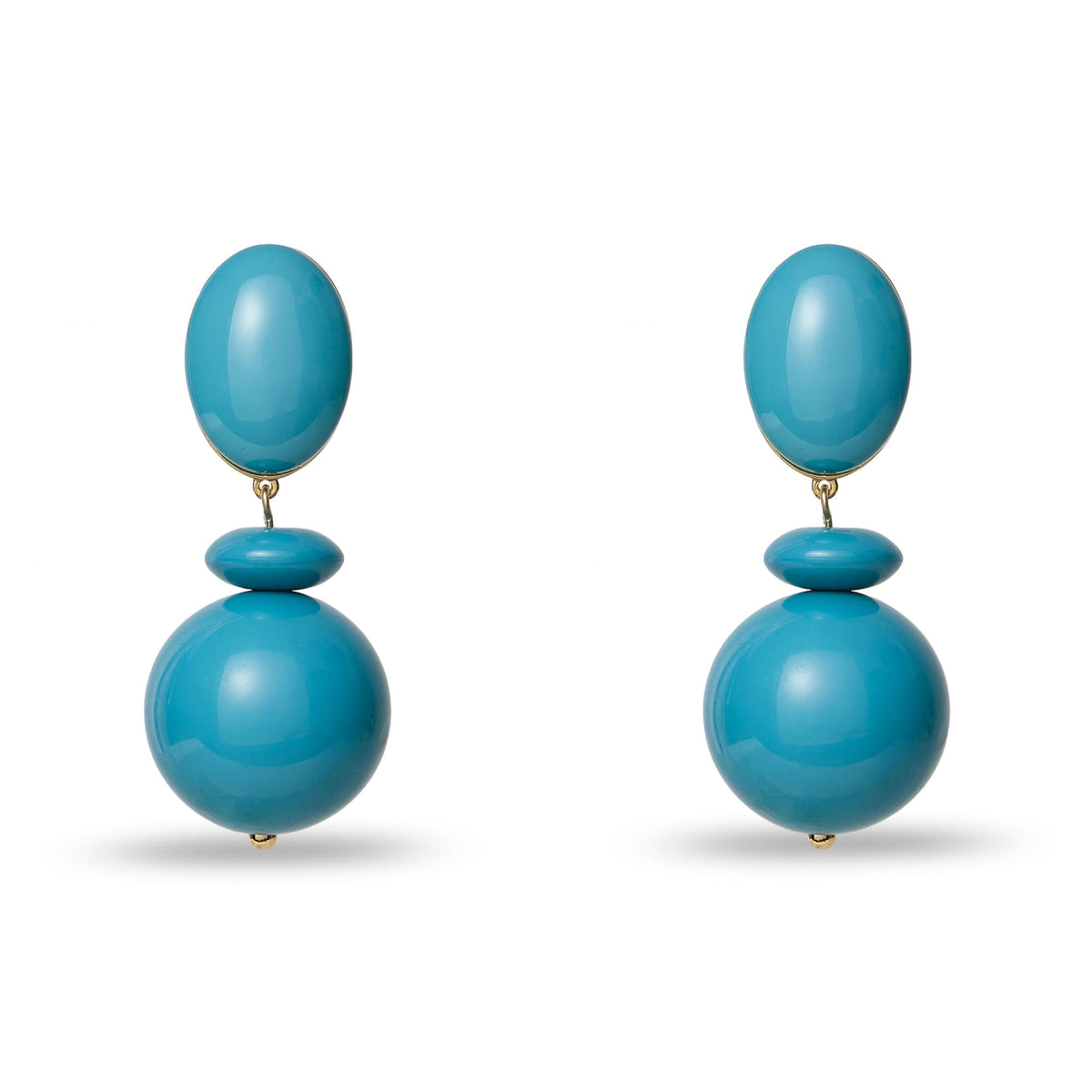 Lele Sadoughi EARRINGS TURQUOISE AVENTURA DROP EARRINGS