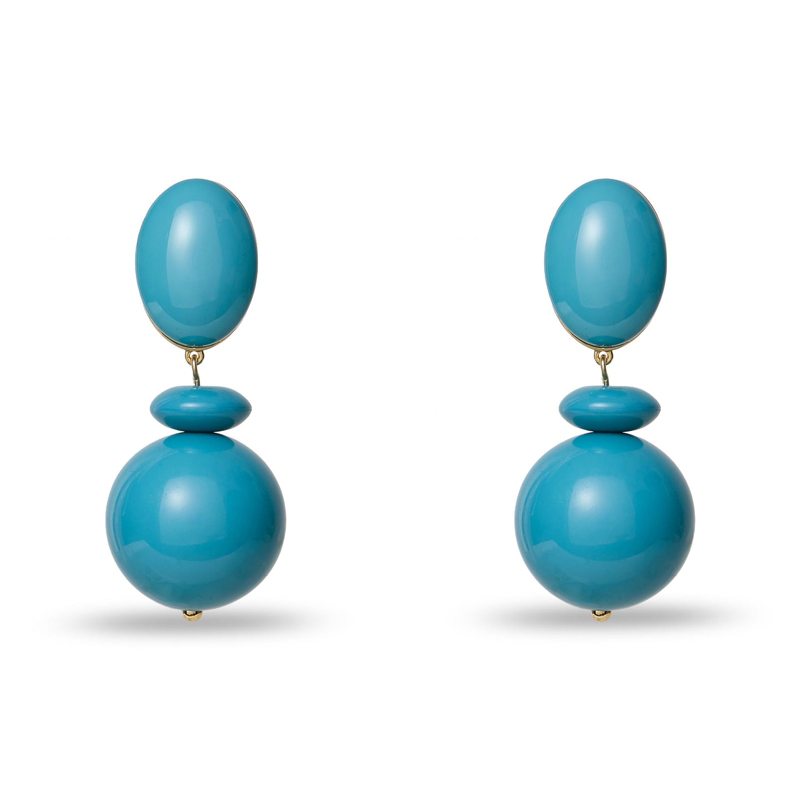 Lele Sadoughi EARRINGS TURQUOISE AVENTURA DROP EARRINGS