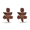Lele Sadoughi EARRINGS WALNUT SPARKLE PAPER LILY EARRINGS