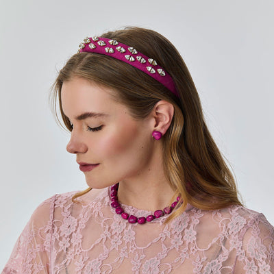 Lele Sadoughi NECKLACES WILDBERRY BAROQUE COLLAR NECKLACE