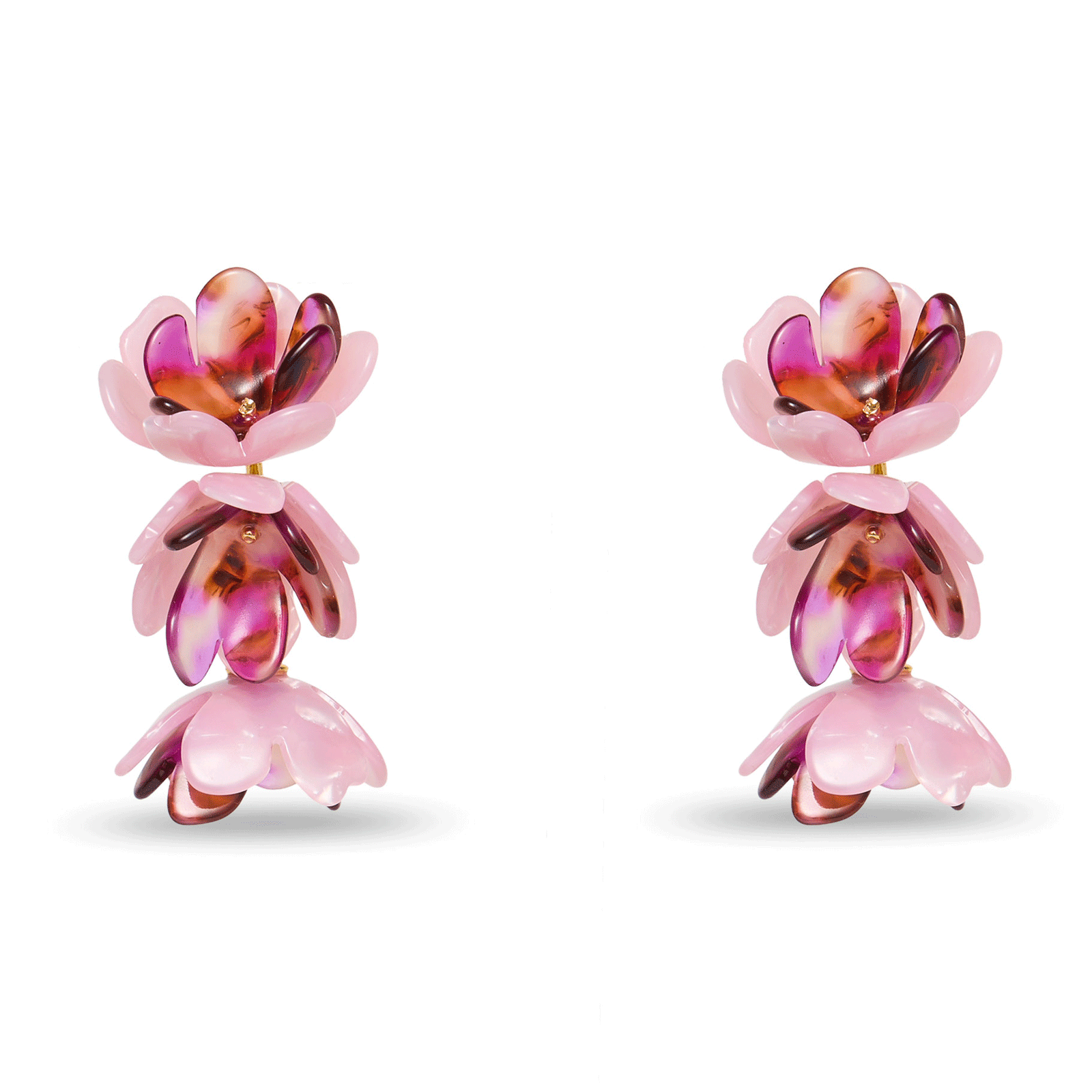 Lele Sadoughi EARRINGS WILDBERRY MINI ROSE DROP EARRINGS