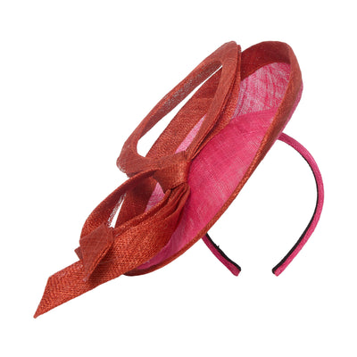 Lele Sadoughi FUCHSIA MARIAN FASCINATOR