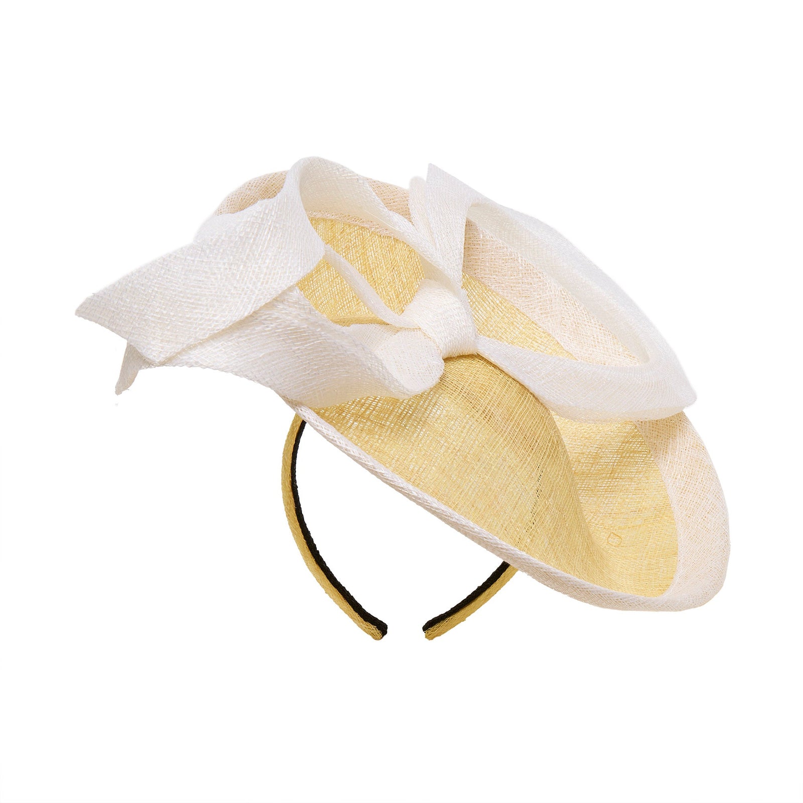 LELE SADOUGHI GOLDEN WHEAT MARIAN FASCINATOR