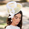 LELE SADOUGHI GOLDEN WHEAT MARIAN FASCINATOR