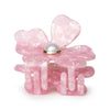 Lele Sadoughi HAIR ACCESSORIES DUSTY ROSE LILY CLAW CLIP