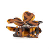 Lele Sadoughi HAIR ACCESSORIES LEOPARD FLOCKED LILY CLAW CLIP