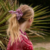 Lele Sadoughi HAIR ACCESSORIES WILDBERRY SQUARE PLAID SCRUNCHIE