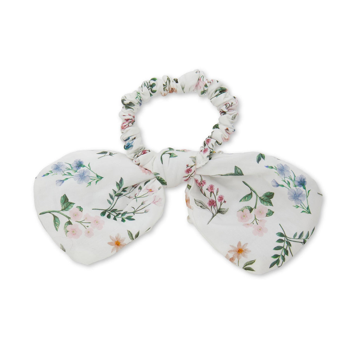 LELE SADOUGHI HAIR ANNIE PENNY LIBERTY PEARL CRYSTAL BOW SCRUNCHIE