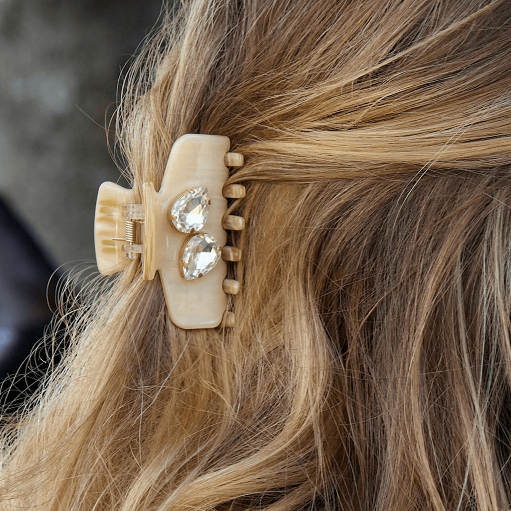 Lele Sadoughi HAIR BONE MINI MOI TOI CLAW CLIP