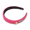 LELE SADOUGHI HAIR BRIGHT PINK ZETA TAU ALPHA CHARLOTTE HEADBAND